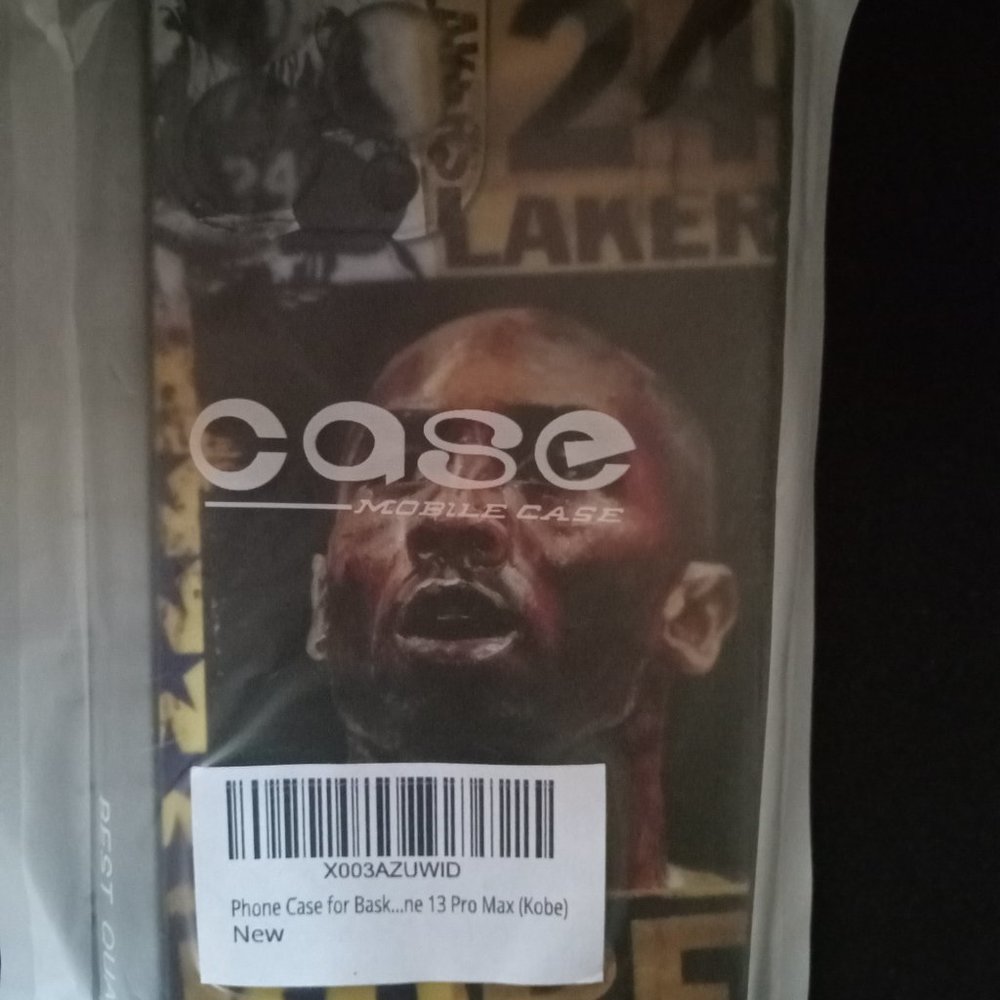 NEW Phone case for 13 iphone Pro Max Basketball star Kobe Bryant